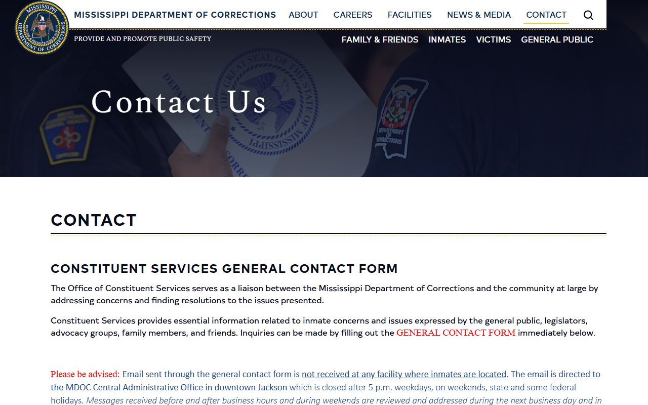 Oktibbeha County arrest and charge records MDOC records and contact